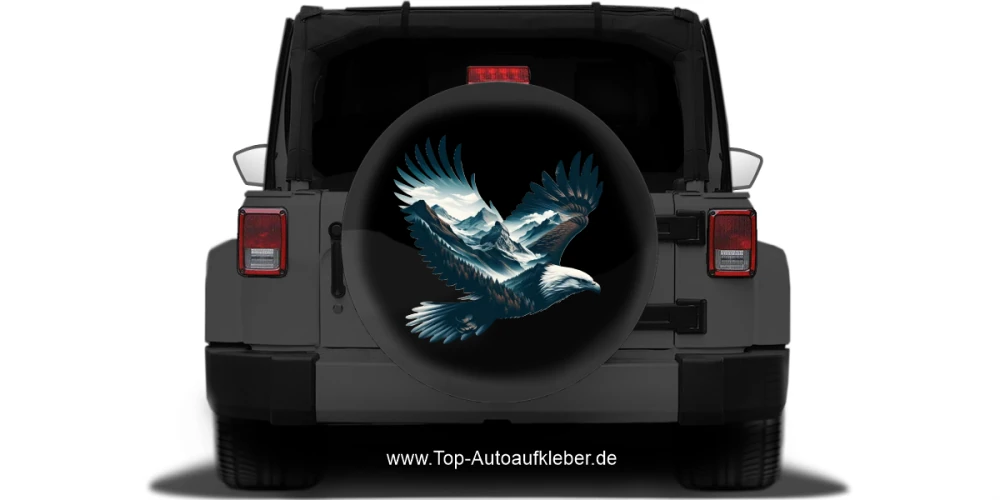 Autoaufkleber Alpendesign Adler
