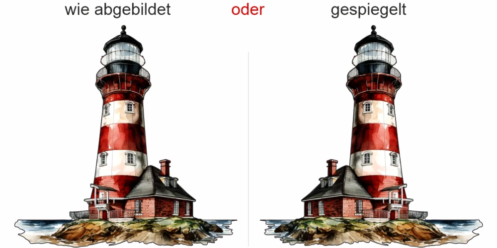Camper Aufkleber Leuchtturm