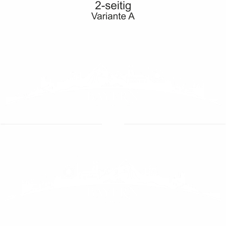 Autoaufkleber Skyline Schleswig-Holstein - zweiseitig für beide Fahrzeugseiten und Farbauswahl - Variante A