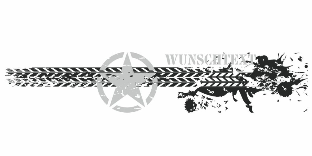 Aufkleber Army Stern USA