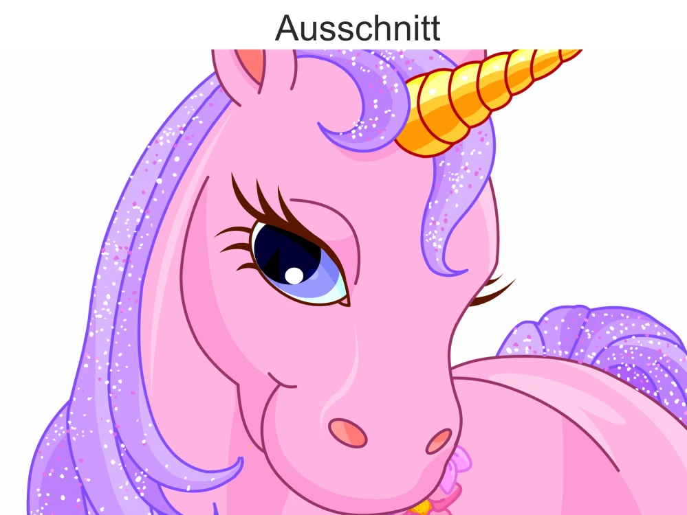 Aufkleber Niedliches Einhorn Aufkleber Niedliches Einhorn