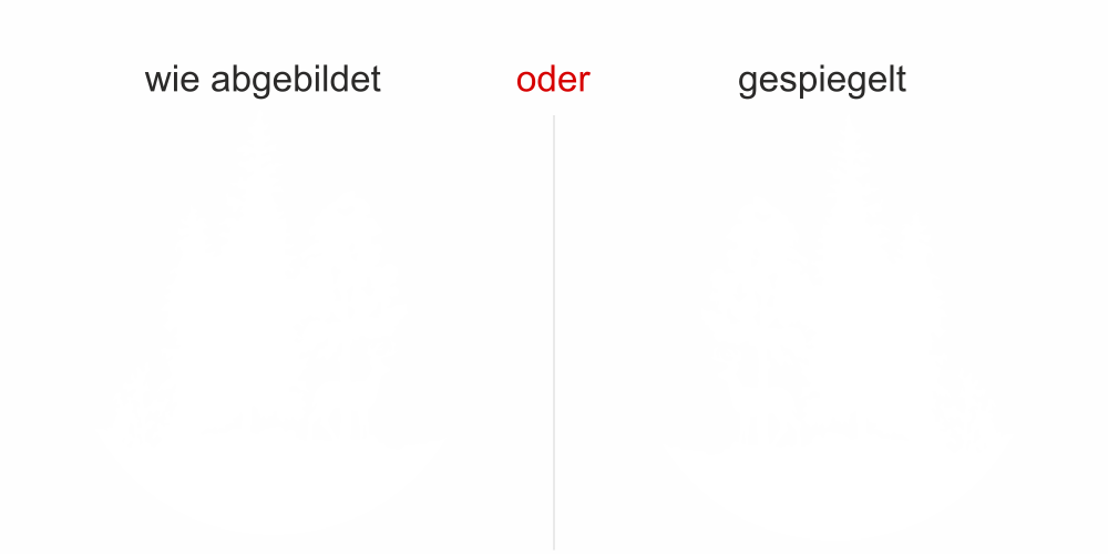 Wohnmobilaufkleber Hirsch im Wald