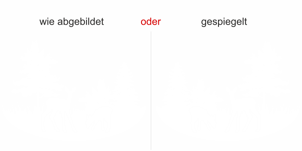 Caravanaufkleber Rehe