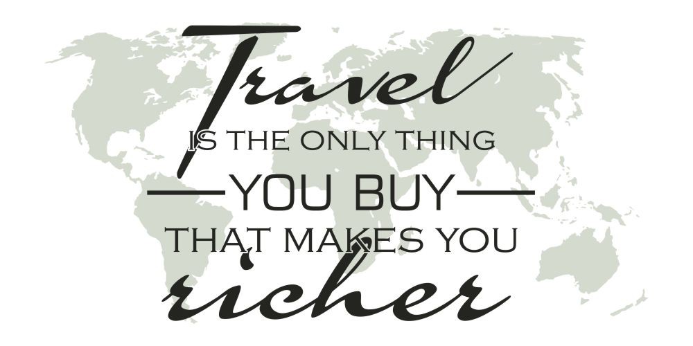 Wohnwagenaufkleber Spruch Travel