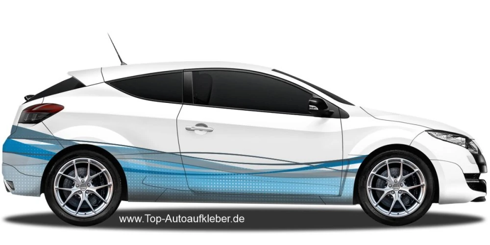 Auto Design Klebefolie | Set für beide Fahrzeugseiten