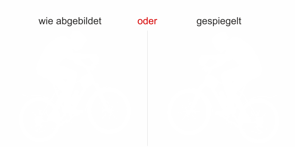 Auto Heckscheiben Aufkleber MTB
