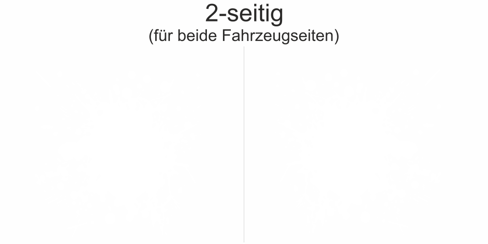 Auto Aufkleber Farbspritzer | Set für beide Fahrzeugseiten