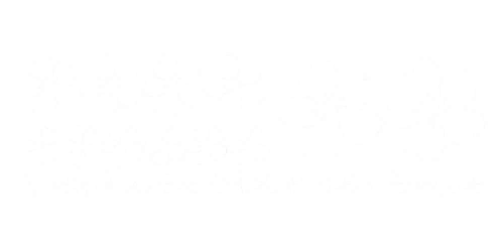 Autoaufkleber Blumen Set - Frei platzierbare Elemente und Farbauswahl