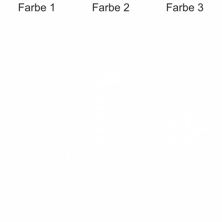 Autoaufkleber Buntes Rankenornament - Ansicht Farbauswahl