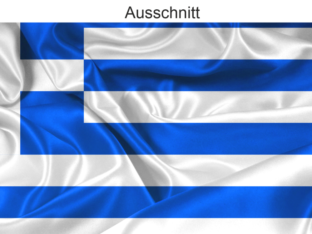 Autoaufkleber Fahne von Griechenland  - Ansicht Ausschnitt