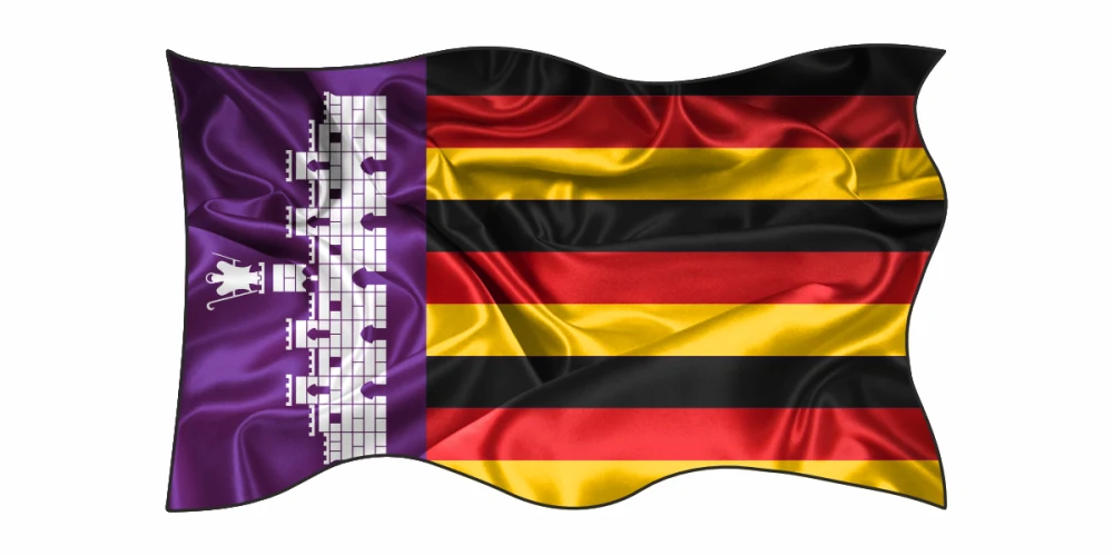 Die mallorquinische Flagge