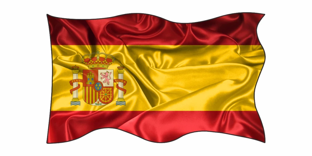Autoaufkleber Flagge von Spanien
