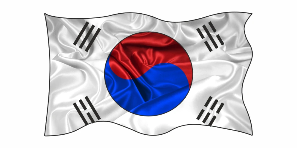 Autoaufkleber Flagge von Südkorea