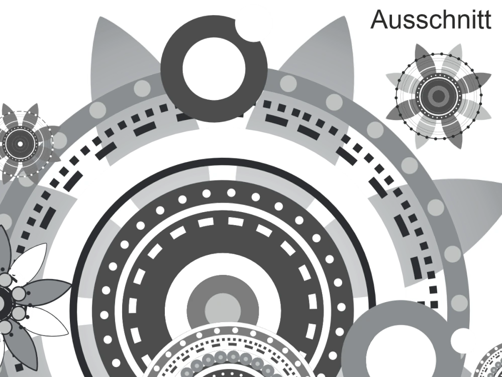 Autoaufkleber Kreisdekor - Ansicht Ausschnitt und Farbauswahl