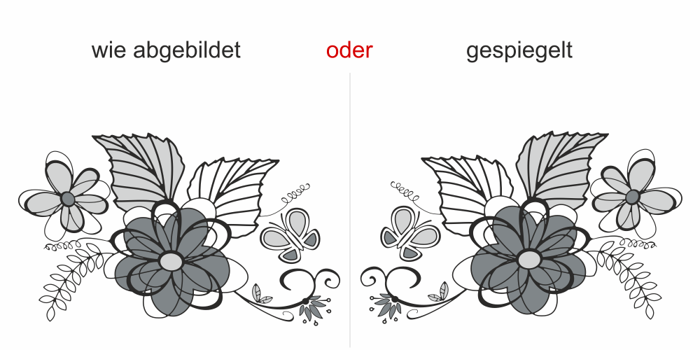 Autoaufkleber Motorhaube Frühlingsblumen
