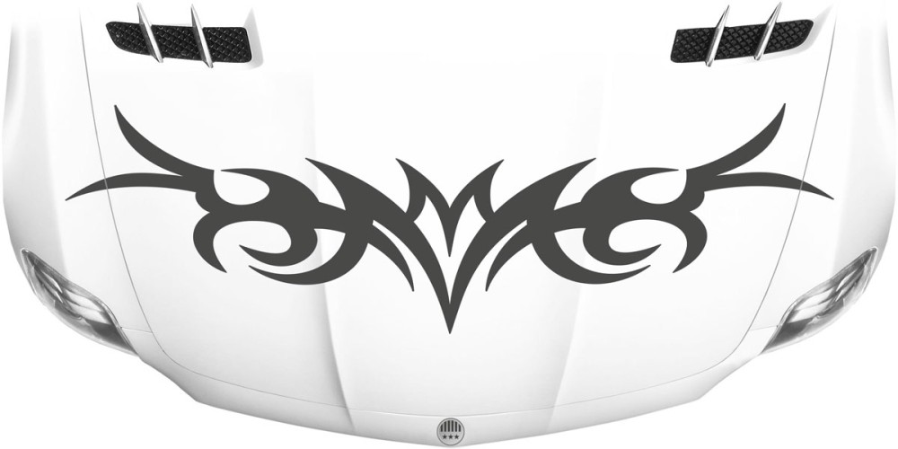 Klassisches Tribal als Aufkleber für die Motorhaube