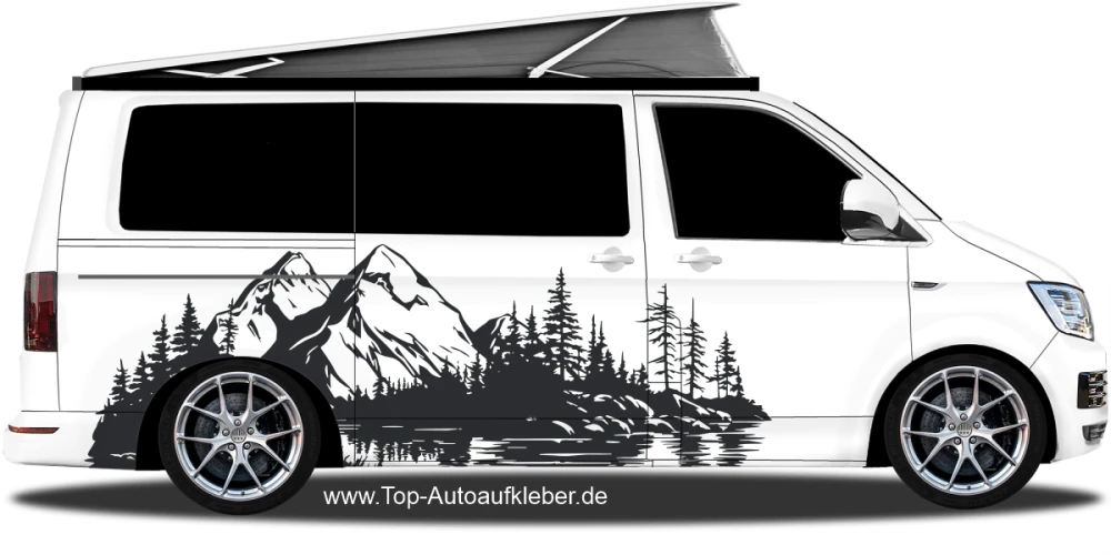 Autoaufkleber Natursee in der Wildnis