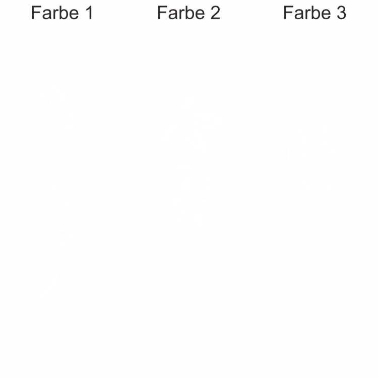 Autoaufkleber Schmetterling - Ornament mit Schmetterling als Dekor für die Motorhaube - Ansicht Farbauswahl