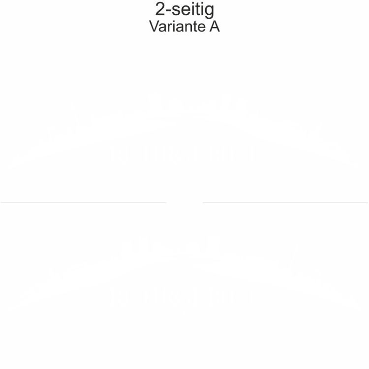 Autoaufkleber Skyline Ruhrgebiet | Set für beide Fahrzeugseiten - zweiseitig für beide Fahrzeugseiten und Farbauswahl - Variante A