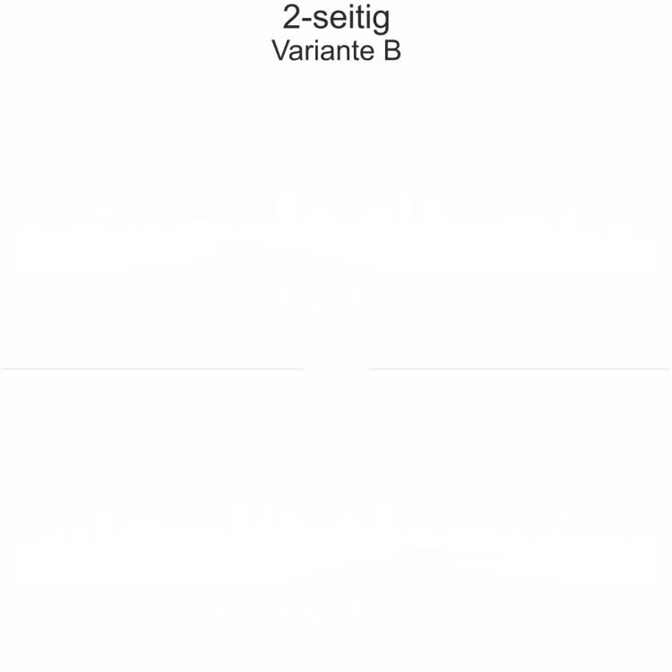 Autoaufkleber Skyline Ruhrgebiet | Set für beide Fahrzeugseiten - zweiseitig für beide Fahrzeugseiten und Farbauswahl - Variante B