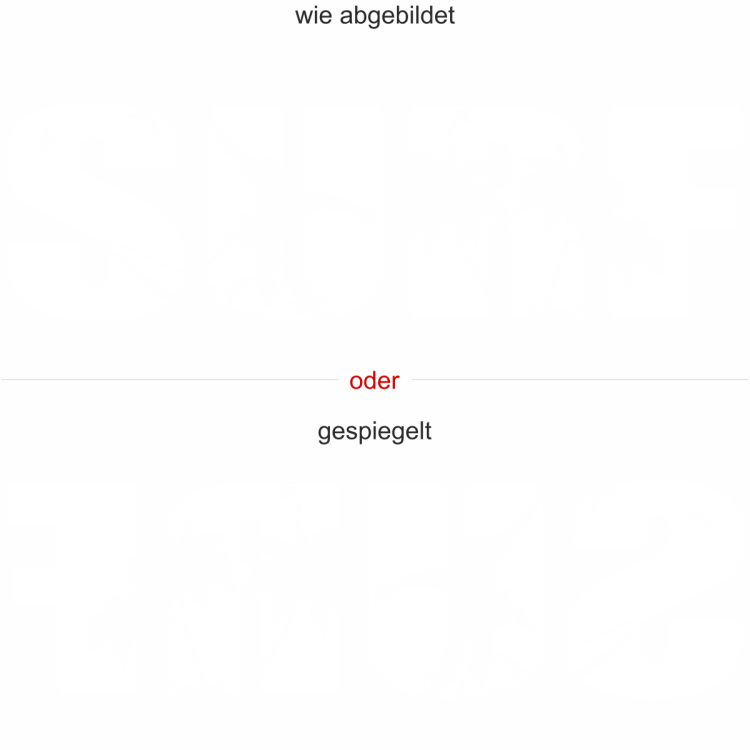 Autoaufkleber Surf