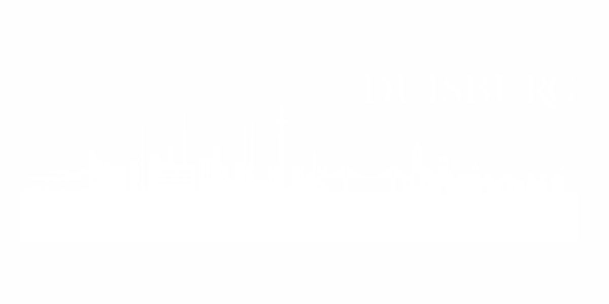 Autoaufkleber Skyline Duisburg | Set für beide Fahrzeugseiten