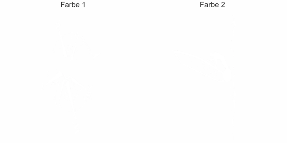 Autoaufkleber Windsurfer mit Kompassrose - Ansicht Farbauswahl