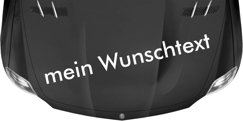 Autoaufkleber Wunschtext | 23