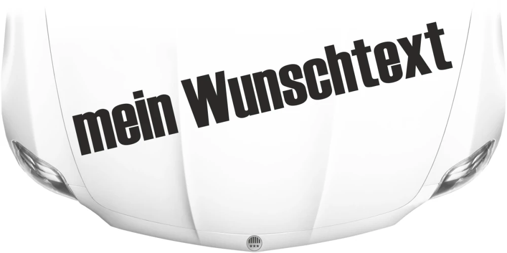 Autoaufkleber Wunschtext | 28