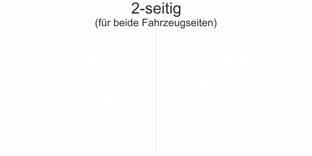 Autodekor Karomuster Zielflagge | Set für beide Fahrzeugseiten