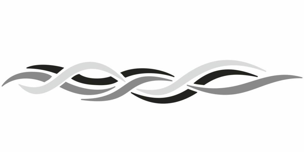 Autotattoo Tribal Ranke | Set für beide Fahrzeugseiten
