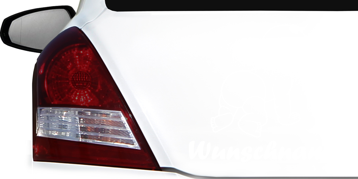 Autoaufkleber Baby mit Wunschnamen