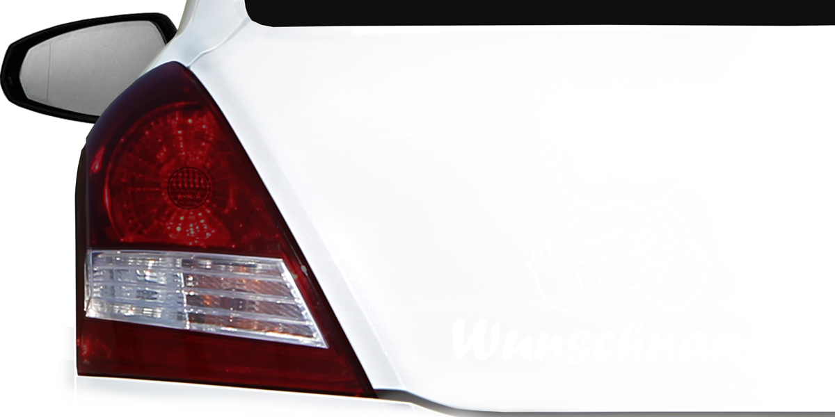 Autoaufkleber Schreiendes Baby mit Namen