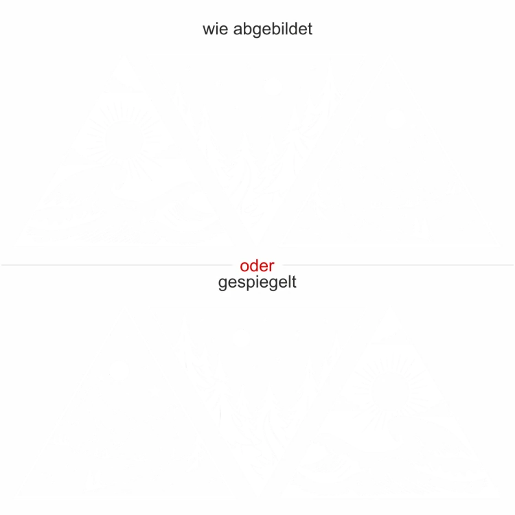 Camperaufkleber Berge Wald und Meer - Ansicht Ausrichtung und Farbauswahl Camperaufkleber Berge Wald und Meer - Ansicht Ausrichtung und Farbauswahl