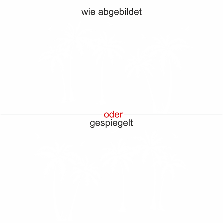 Wohnmobilaufkleber Palmen