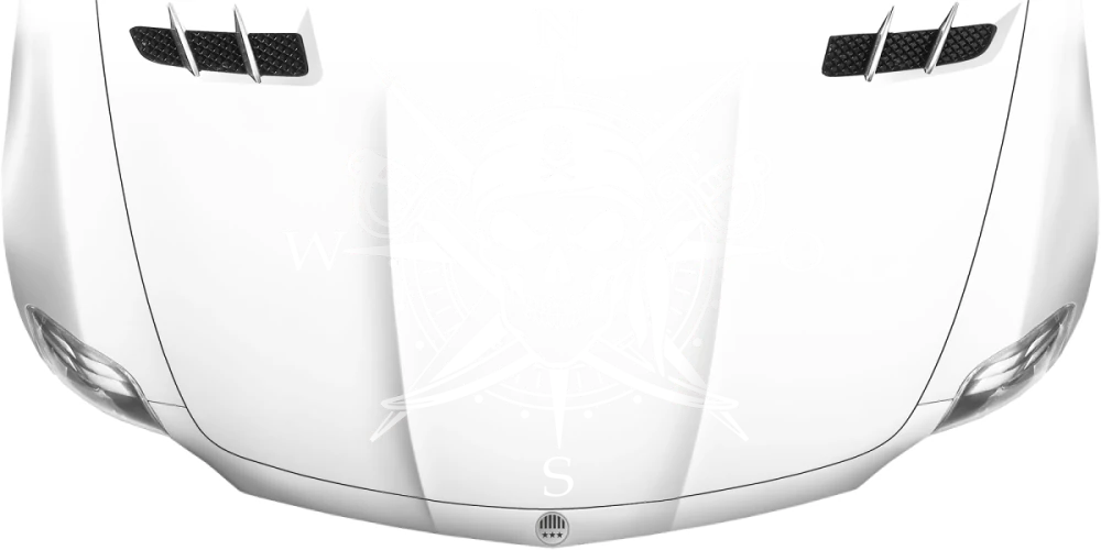Aufkleber Totenkopf mit gekreuzten Schwertern