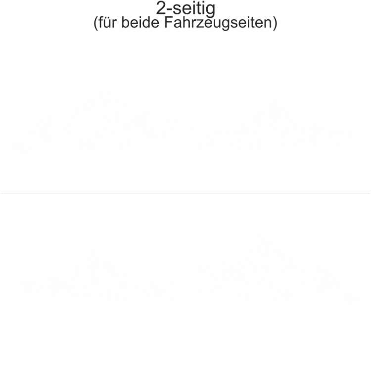 Wohnmobildekor Bergmassiv | Set für beide Fahrzeugseiten