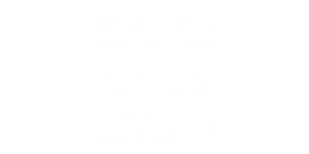 Caravanaufkleber What I love - Ansicht Farbauswahl