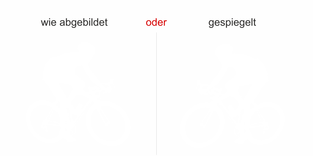 Fahrradaufkleber Fronthaube