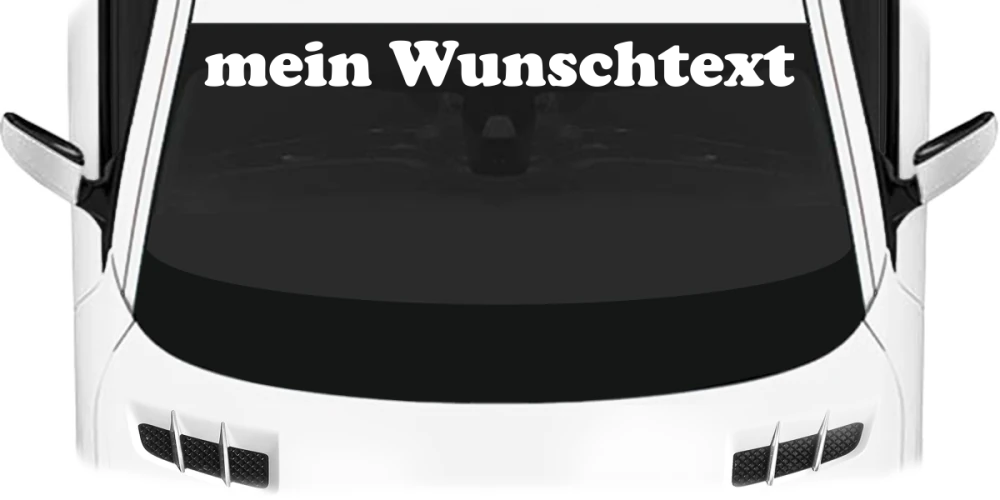 Heckscheibenaufkleber Wunschtext | 21