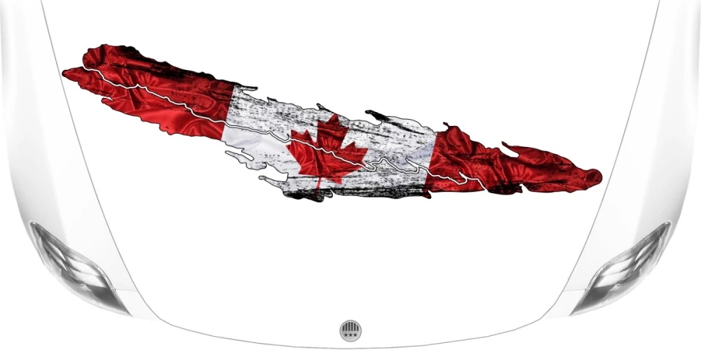 Heckaufkleber Fahne von Kanada