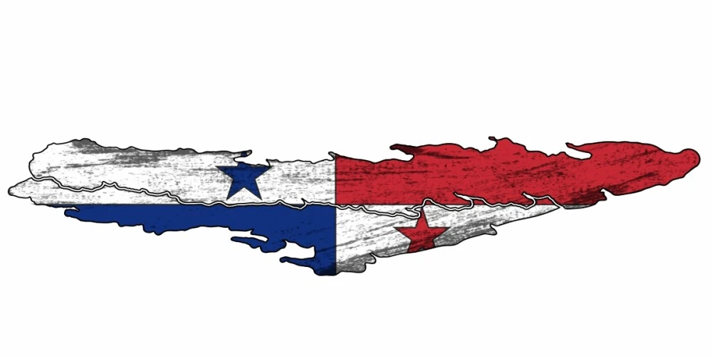 Heckaufkleber Fahne von Panama
