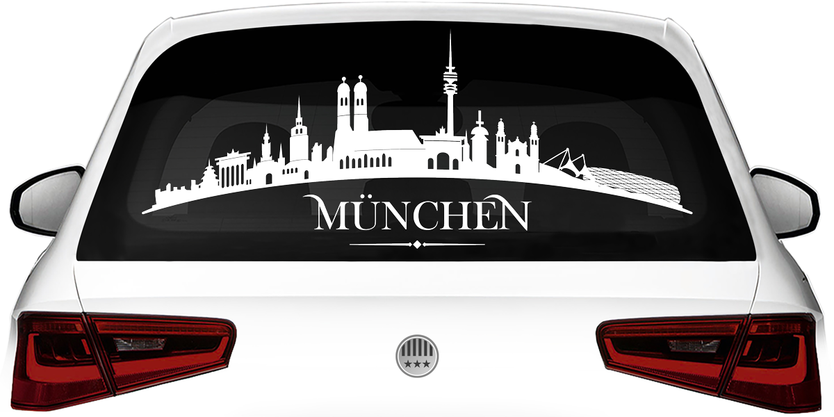 Heckscheibendekor München