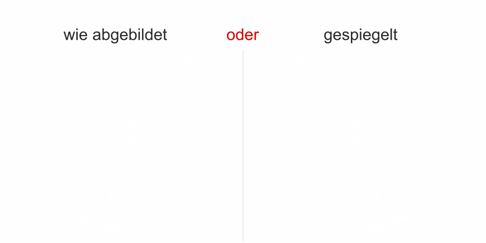 Heckscheibenaufkleber Anker aus Vogelschwarm