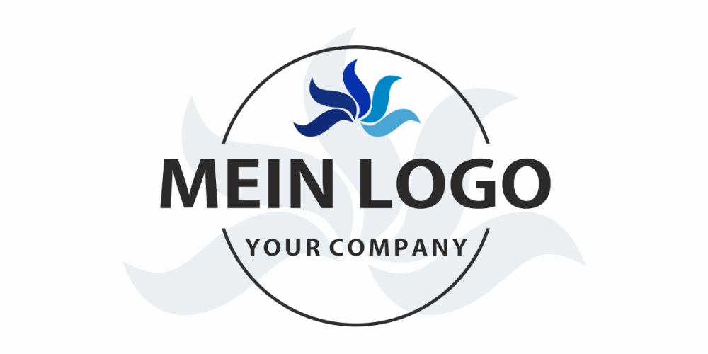 Klebefolie Mehrfarbiges Firmenlogo - Beispielbild