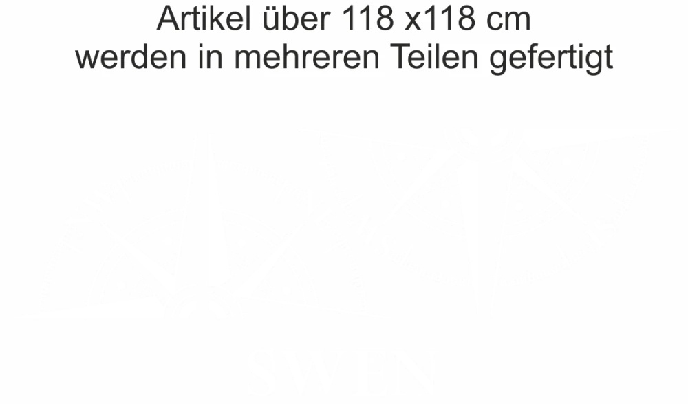 Wohnwagendekor Windrose