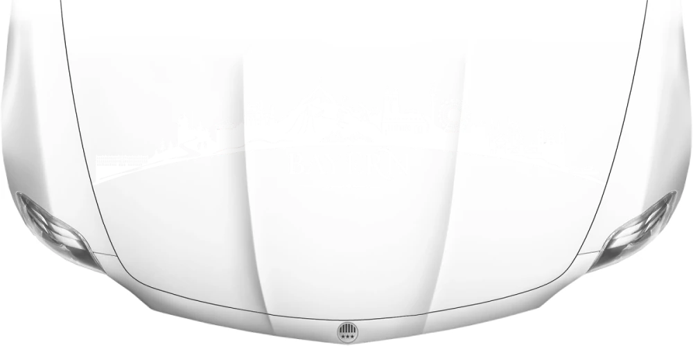 auf heller Motorhaube - Ansicht Farbauswahl