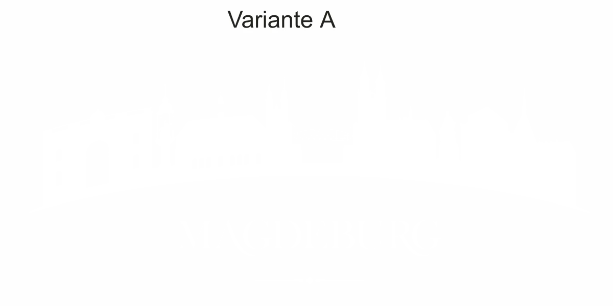 Die Skyline von Magdeburg