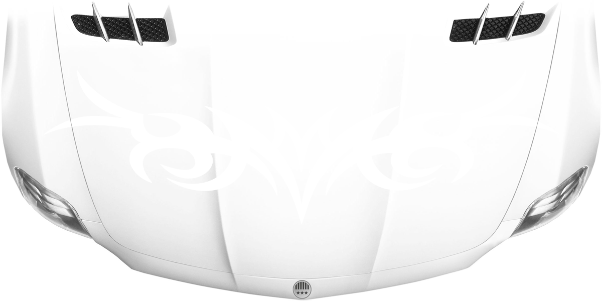 Autoaufkleber Motorhaube Tribal