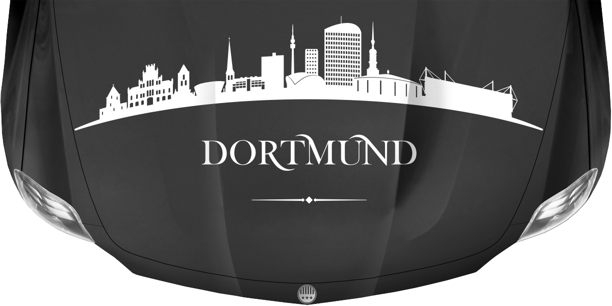 Motorhaubendekor Skyline Dortmund